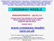 Tablet Screenshot of crossway-models.co.uk